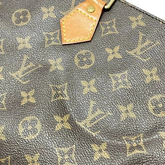 Auth LOUIS VUITTON Sac Plat M51140 Monogram - MI0958 Handbag Monogram Canvas - Picture 6 of 12